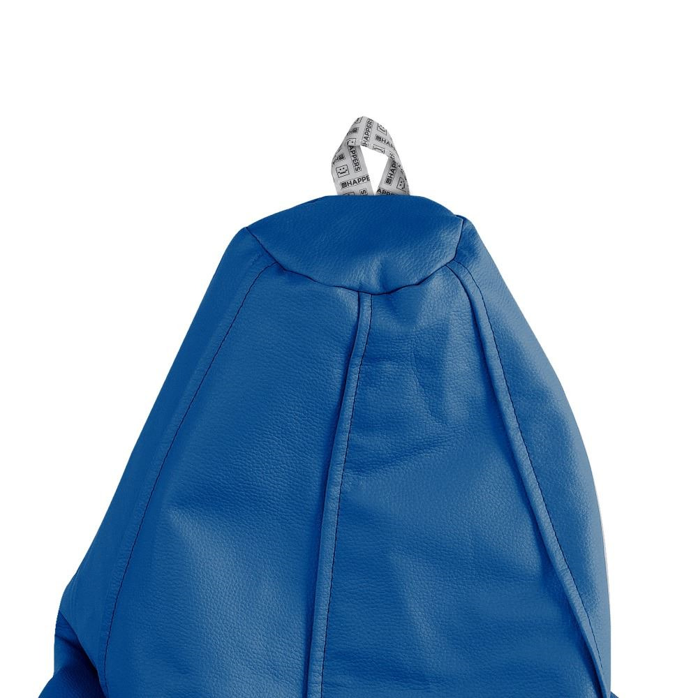 Pouf Poltrona Sacco in Similpelle Blu (3)