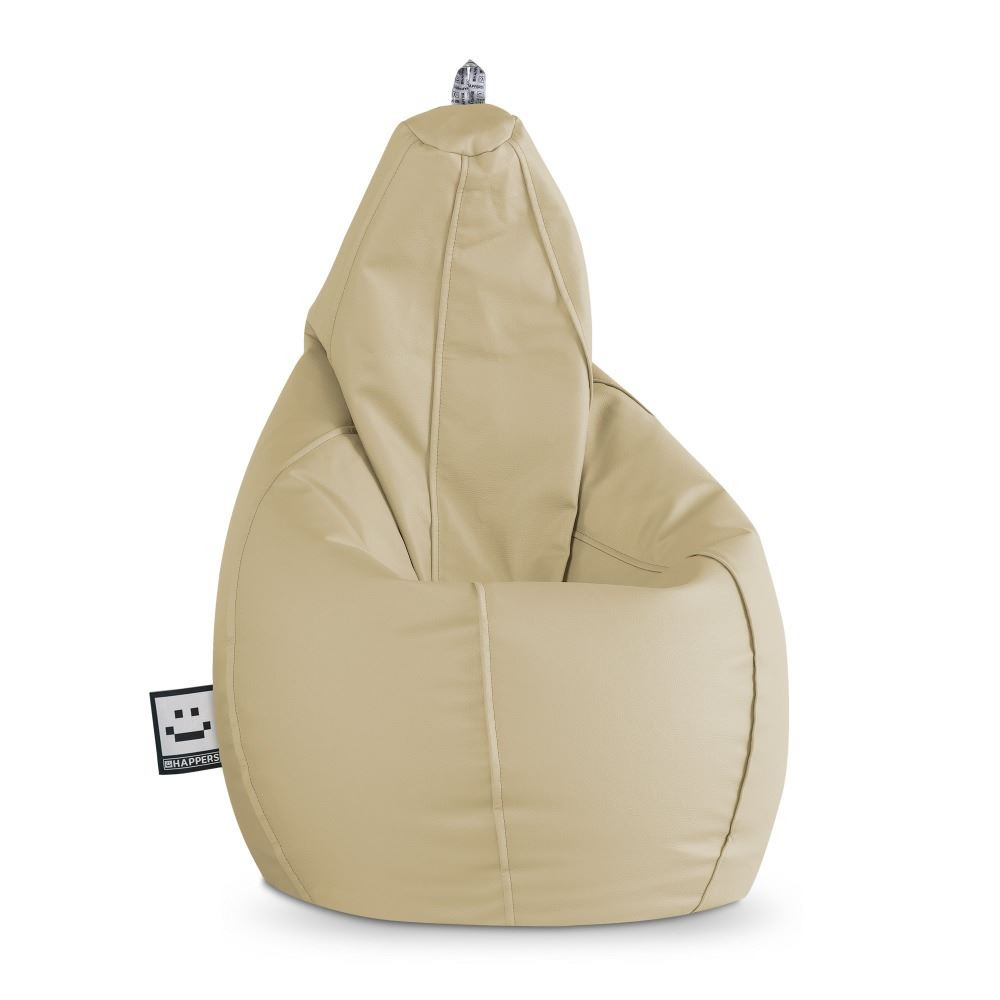 Bepouf - Pouf a Sacco Baby 55Øx95H cm 150L 100% Ecopelle Beige