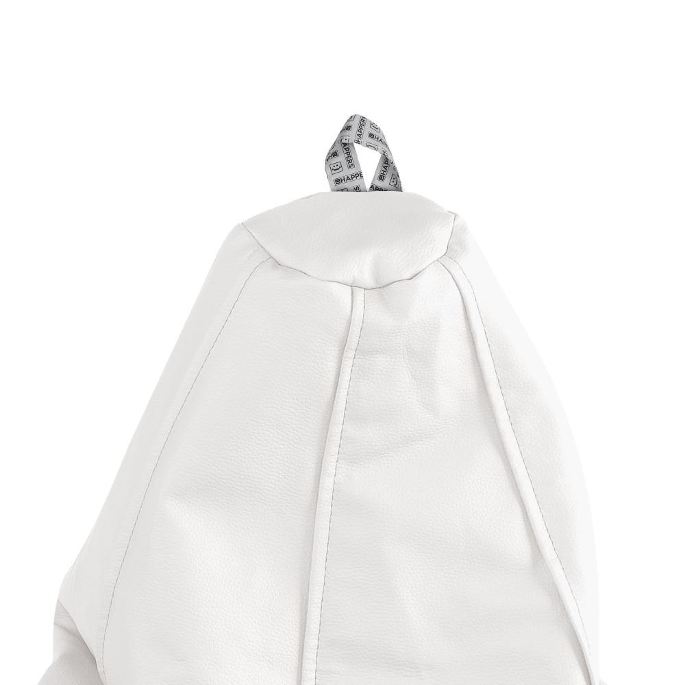 Pouf Poltrona Sacco in Similpelle Bianco (3)