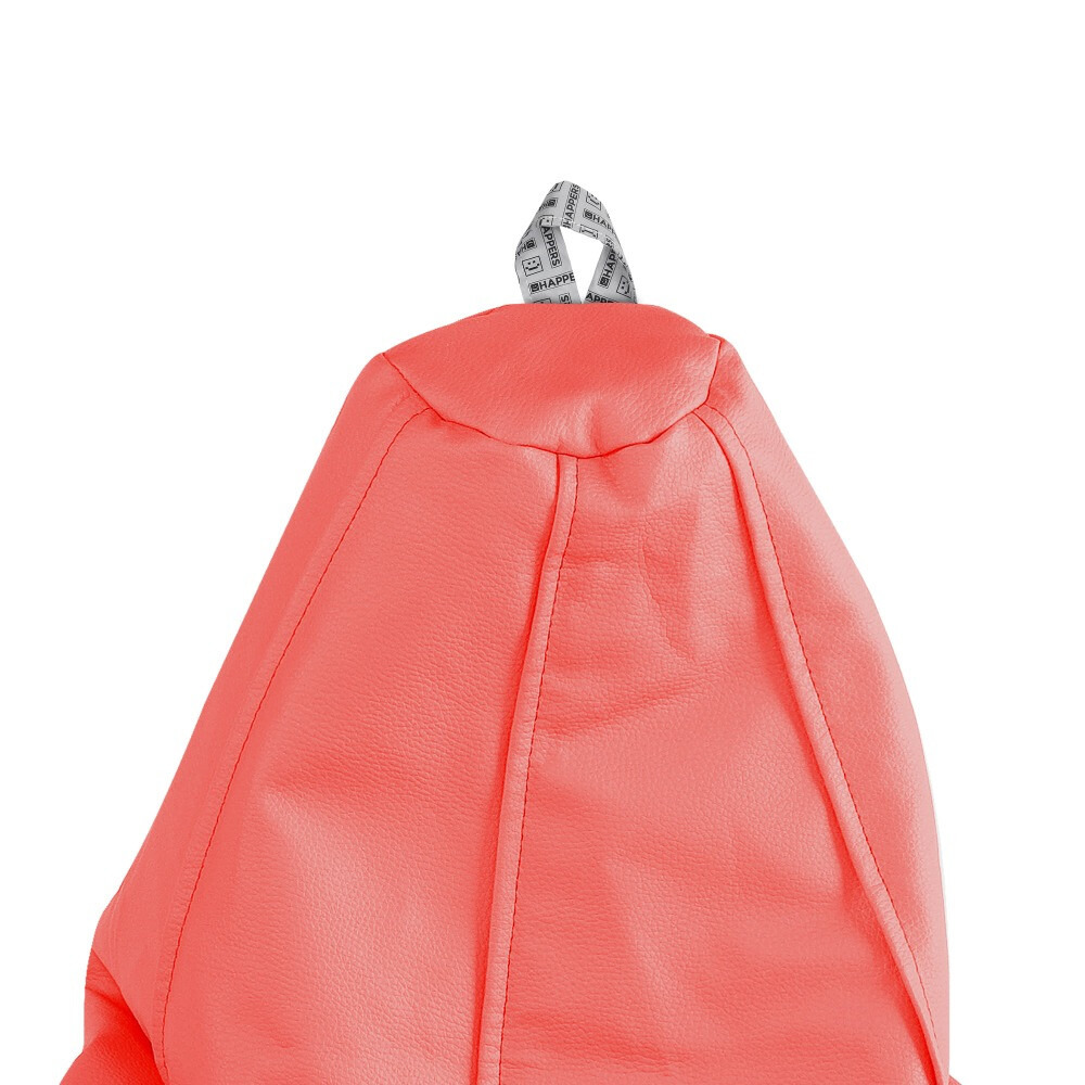 Pouf Poltrona Sacco in Similpelle Corallo (3)