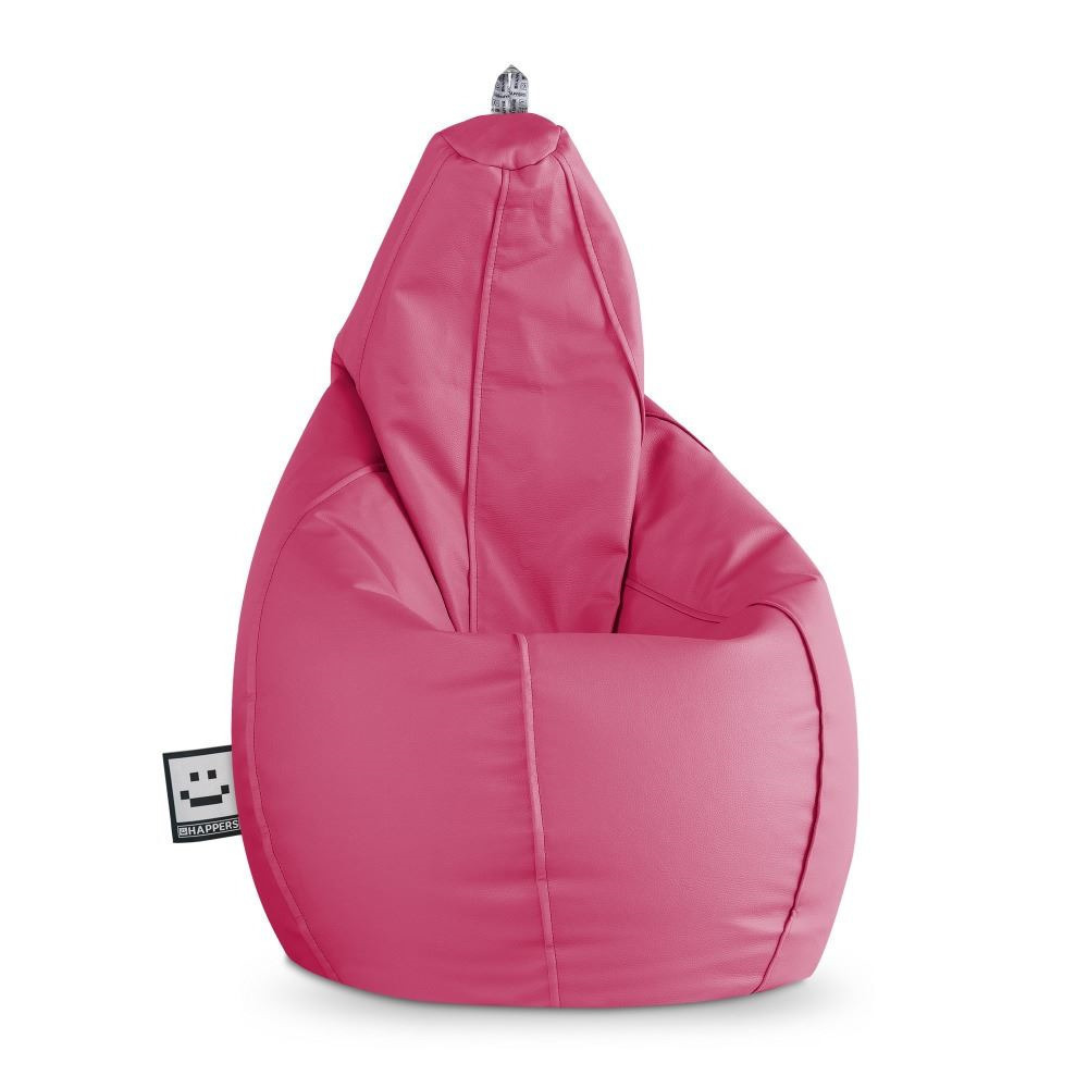 Pouf Poltrona Sacco in Similpelle Fucsia ()