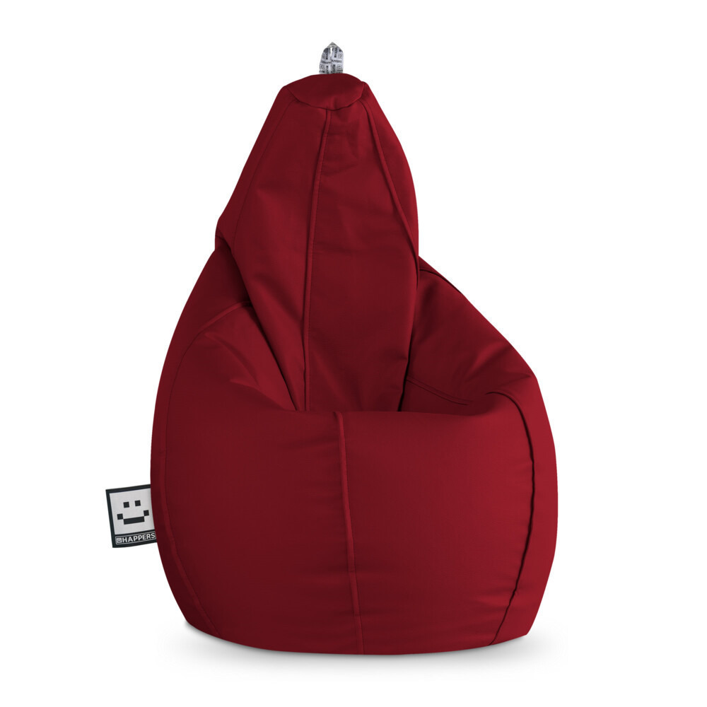 Pouf Poltrona Sacco in Similpelle Granato ()
