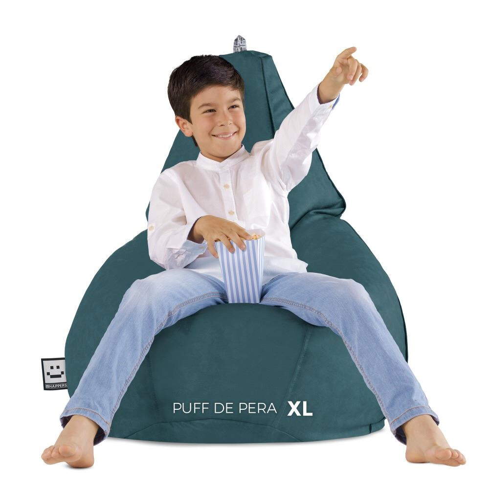 Pouf Poltrona Sacco in Similpelle Ghiacciaio (2)