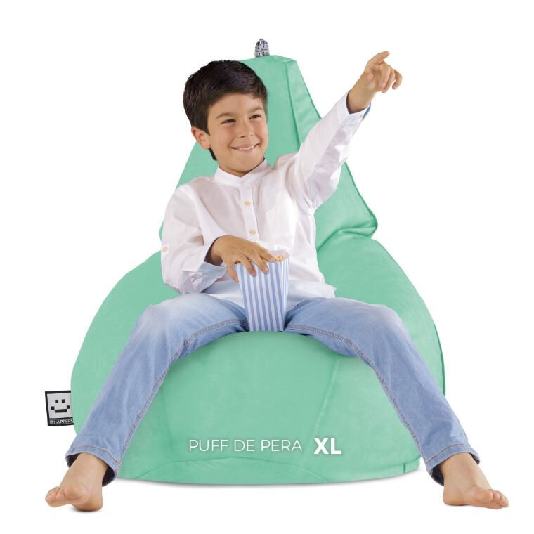 Pouf Poltrona Sacco in Similpelle Menta (5)