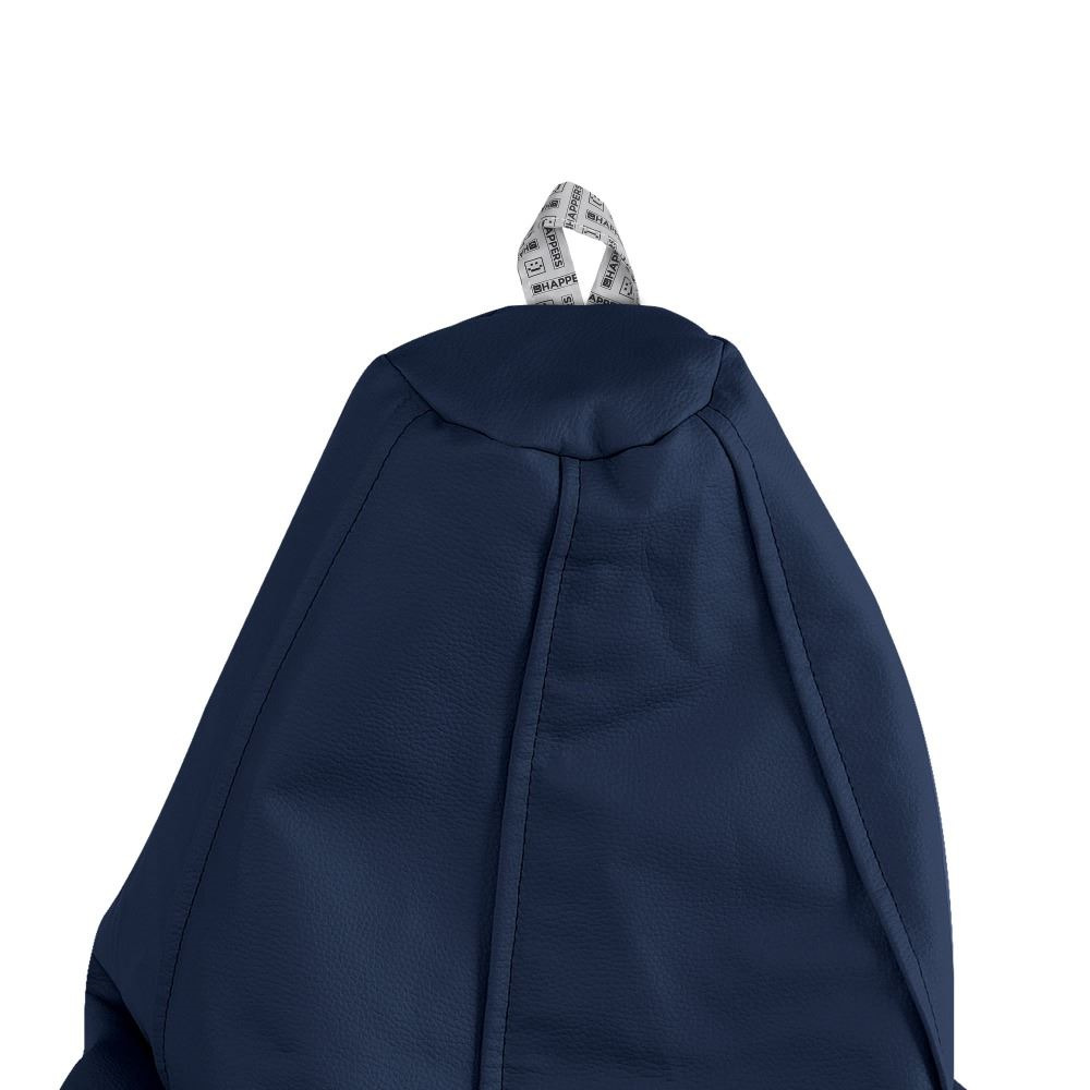 Pouf Poltrona Sacco in Similpelle Blu navy (2)