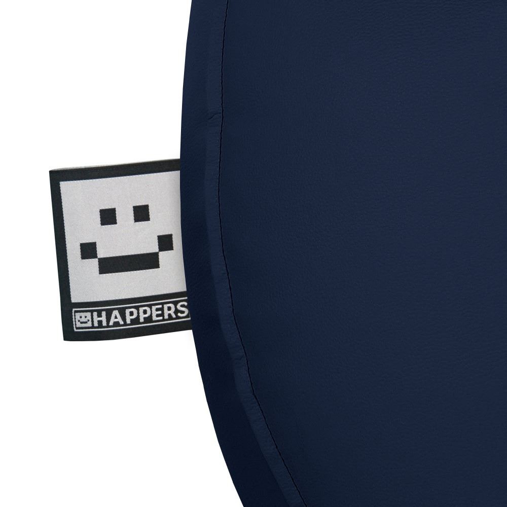 Pouf Poltrona Sacco in Similpelle Blu navy (3)