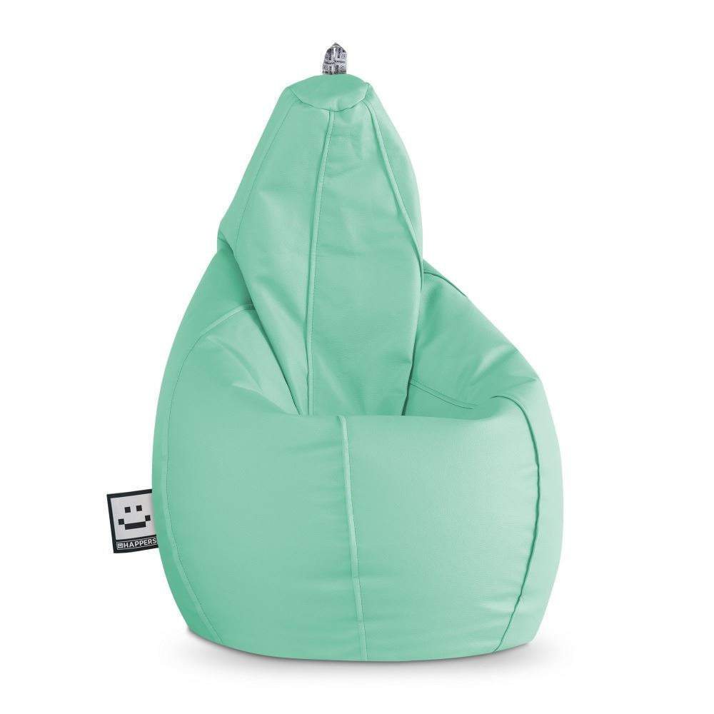 Pouf Poltrona Sacco in Similpelle Menta ()