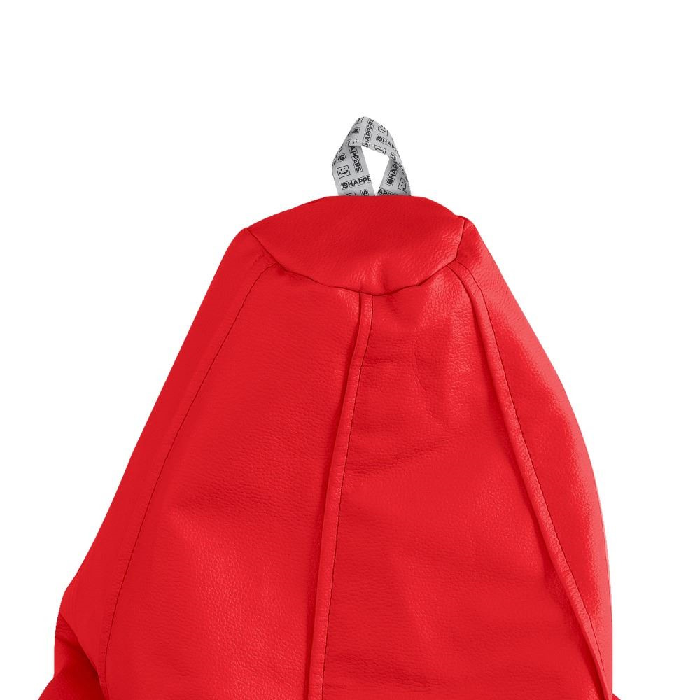 Pouf Poltrona Sacco in Similpelle Rosso (3)