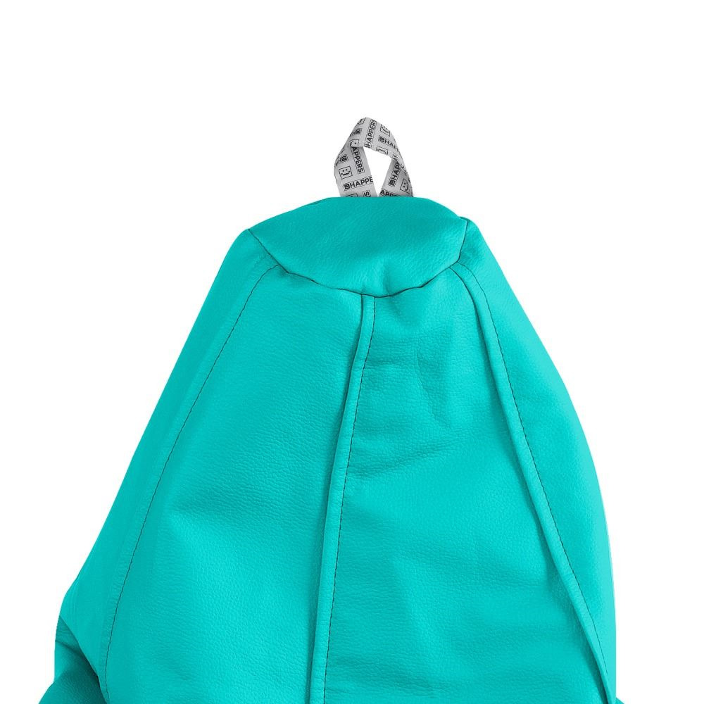Pouf Poltrona Sacco in Similpelle Turchese (3)