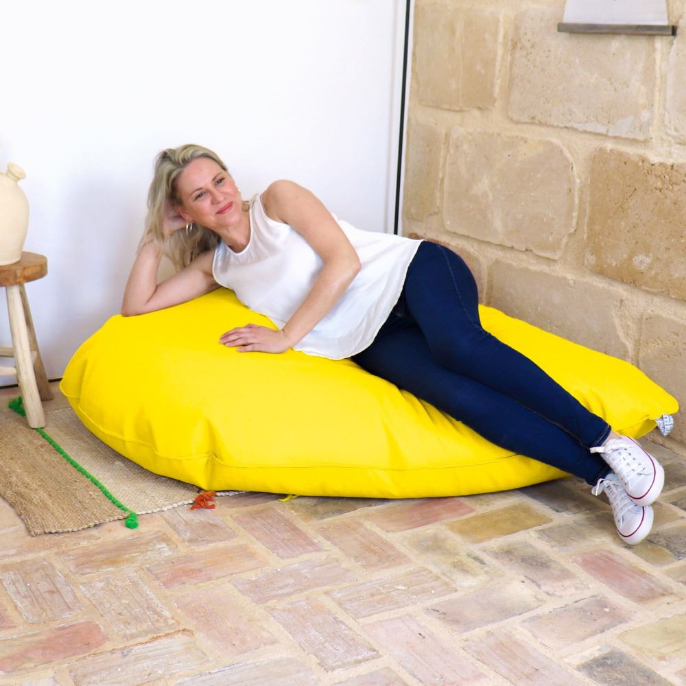 Poltrona Sacco Relax Giallo (4)
