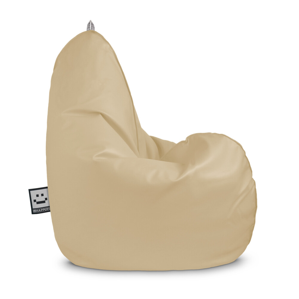Puff Pera Relax Polipiel Crudo ()