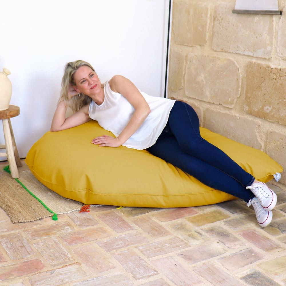 Poltrona Sacco Relax Senape (4)