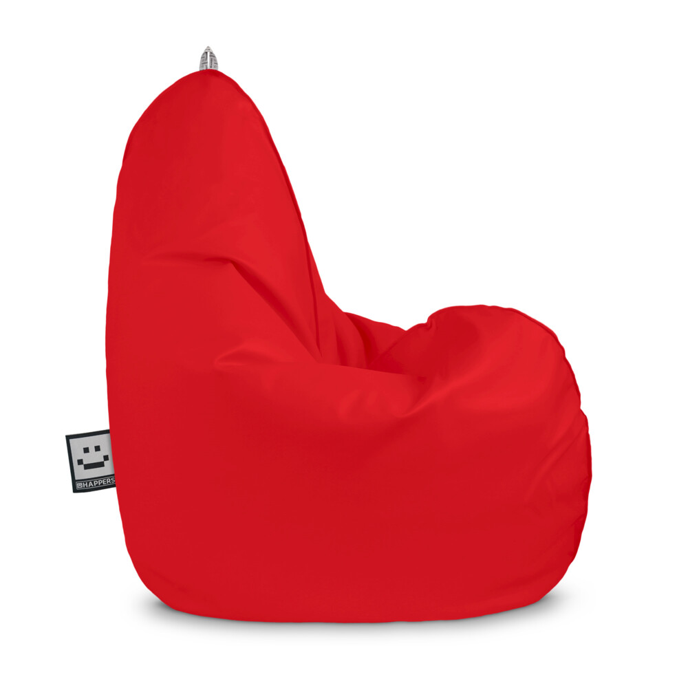 Puff Pera Relax Polipiel Rojo ()