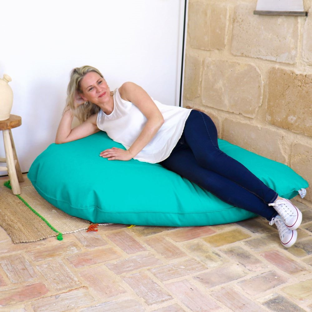 Poltrona Sacco Relax Turchese (4)