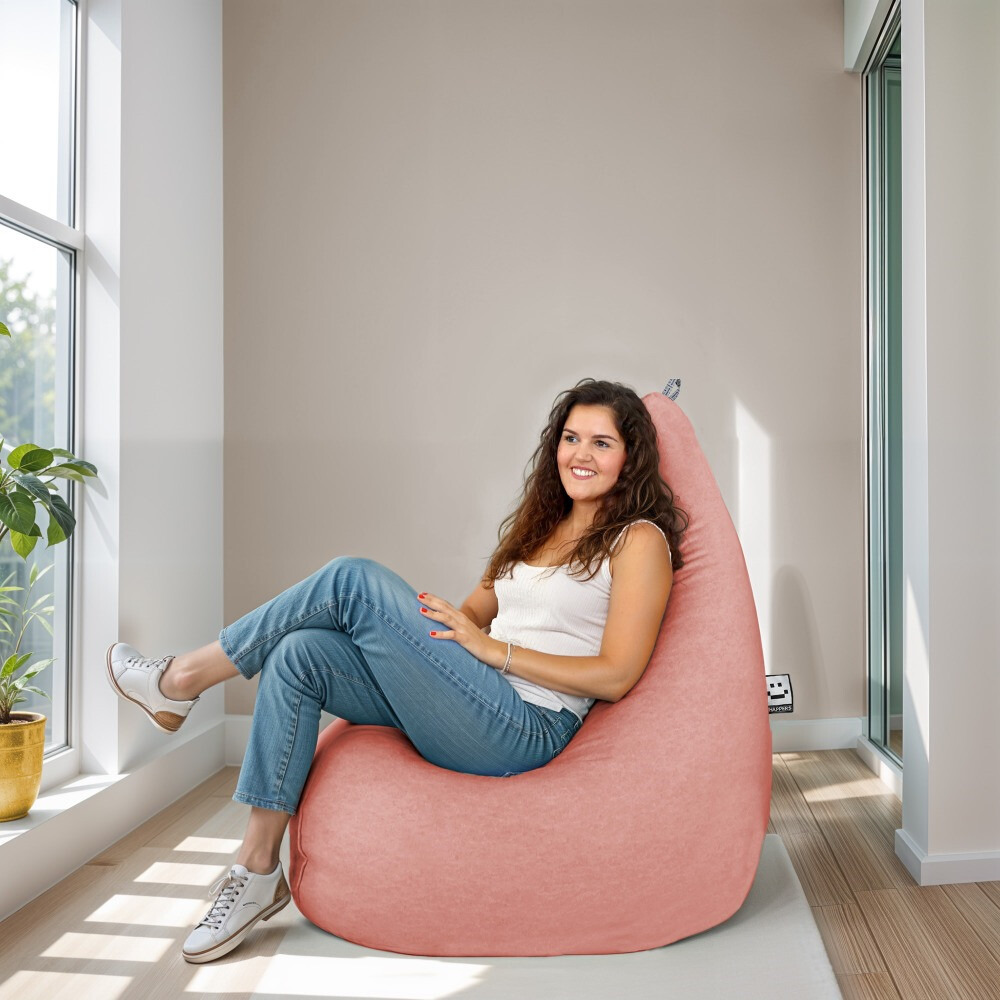 Poltrona Sacco Relax Velluto Vintage Caldera (1)