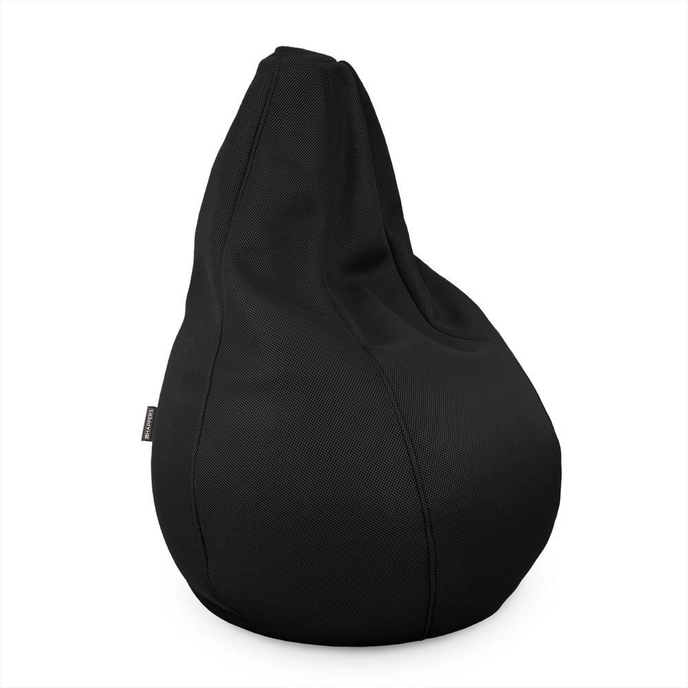 Puff Pera Transpirable 3D Negro Happers ()
