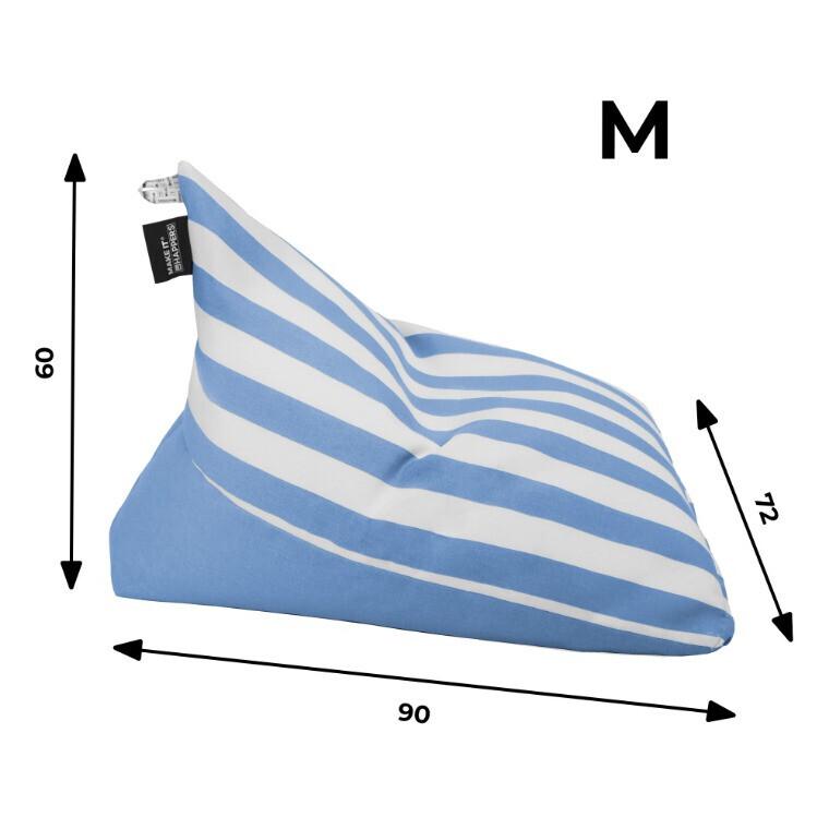 Pouf Piramide Toldotex Cielo blu impermeabile per uso interno o esterno (5)