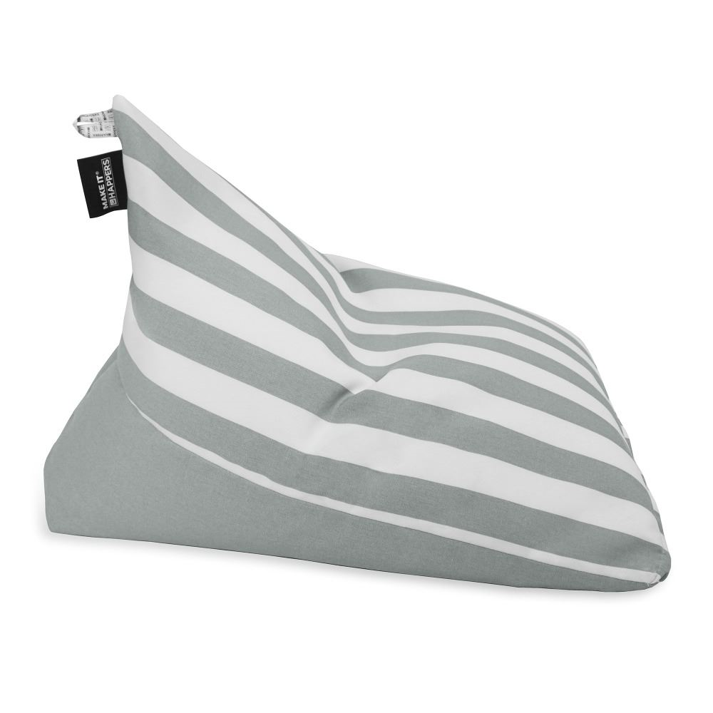 Pouf Piramide Toldotex Grigio impermeabile per uso interno o esterno (1)