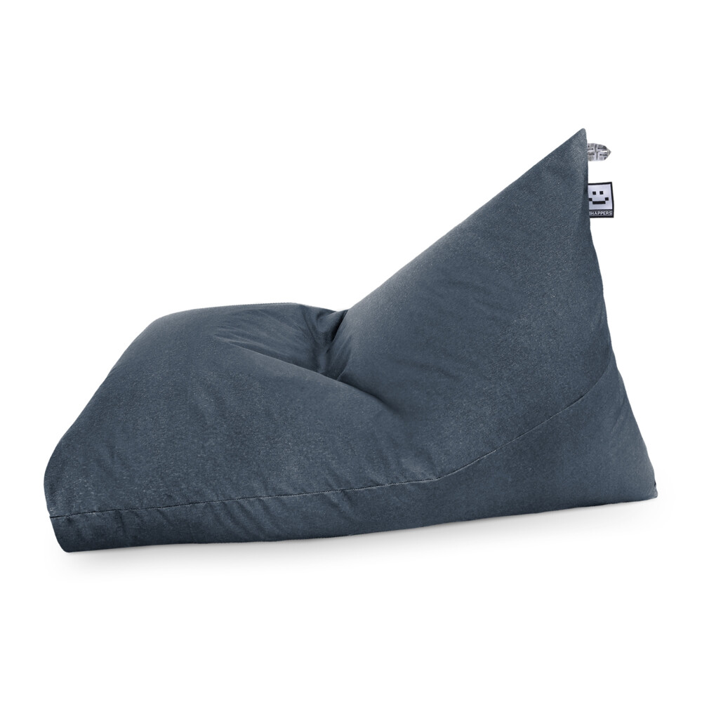Pouf Piramide Naylim Opaco da Esterno Grigio petrolio ()