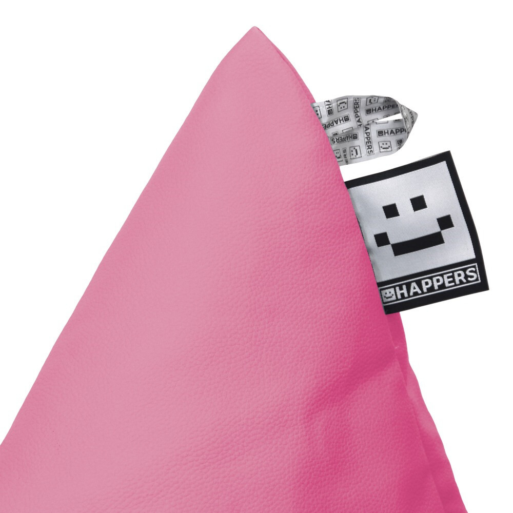 Puff Pirámide Polipiel Exterior Rosa (6)