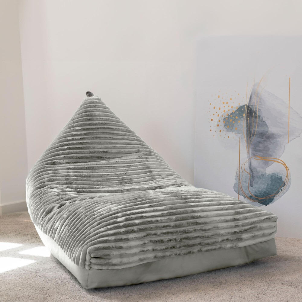 Pouf A Piramide Soft Grigio Chiaro (2)