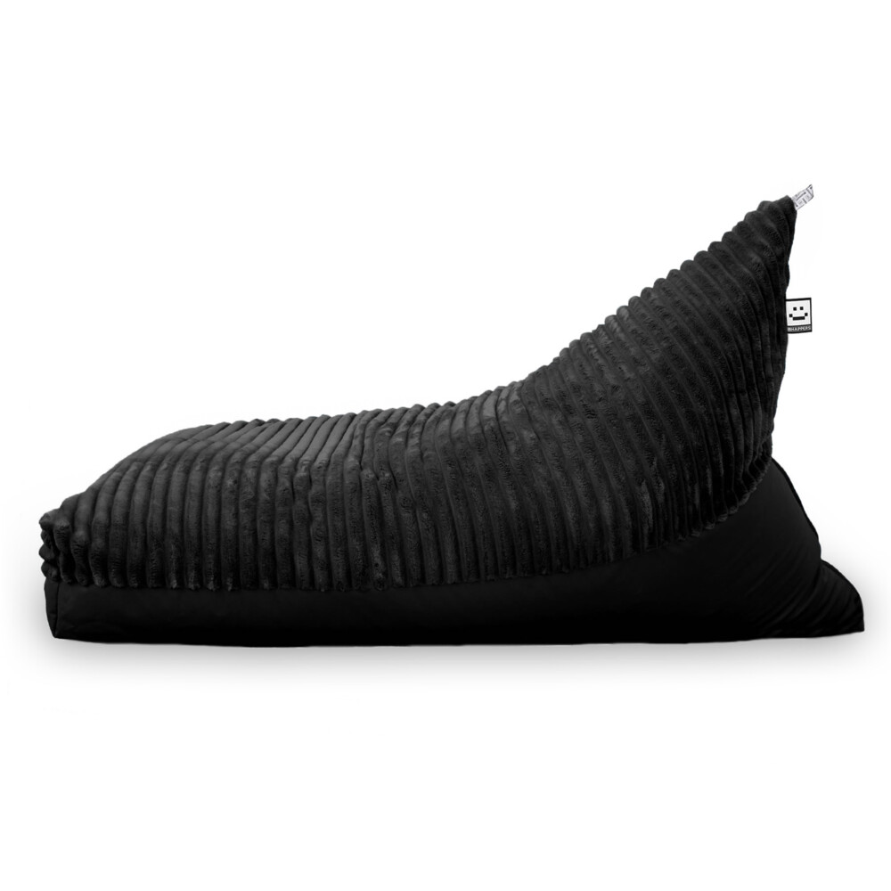 Pouf A Piramide Soft Nero ()