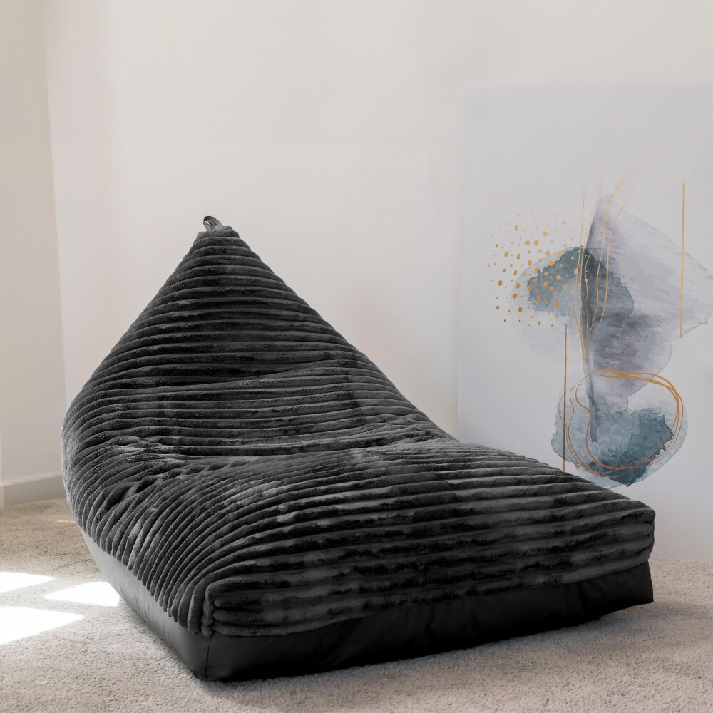 Pouf A Piramide Soft Nero (2)