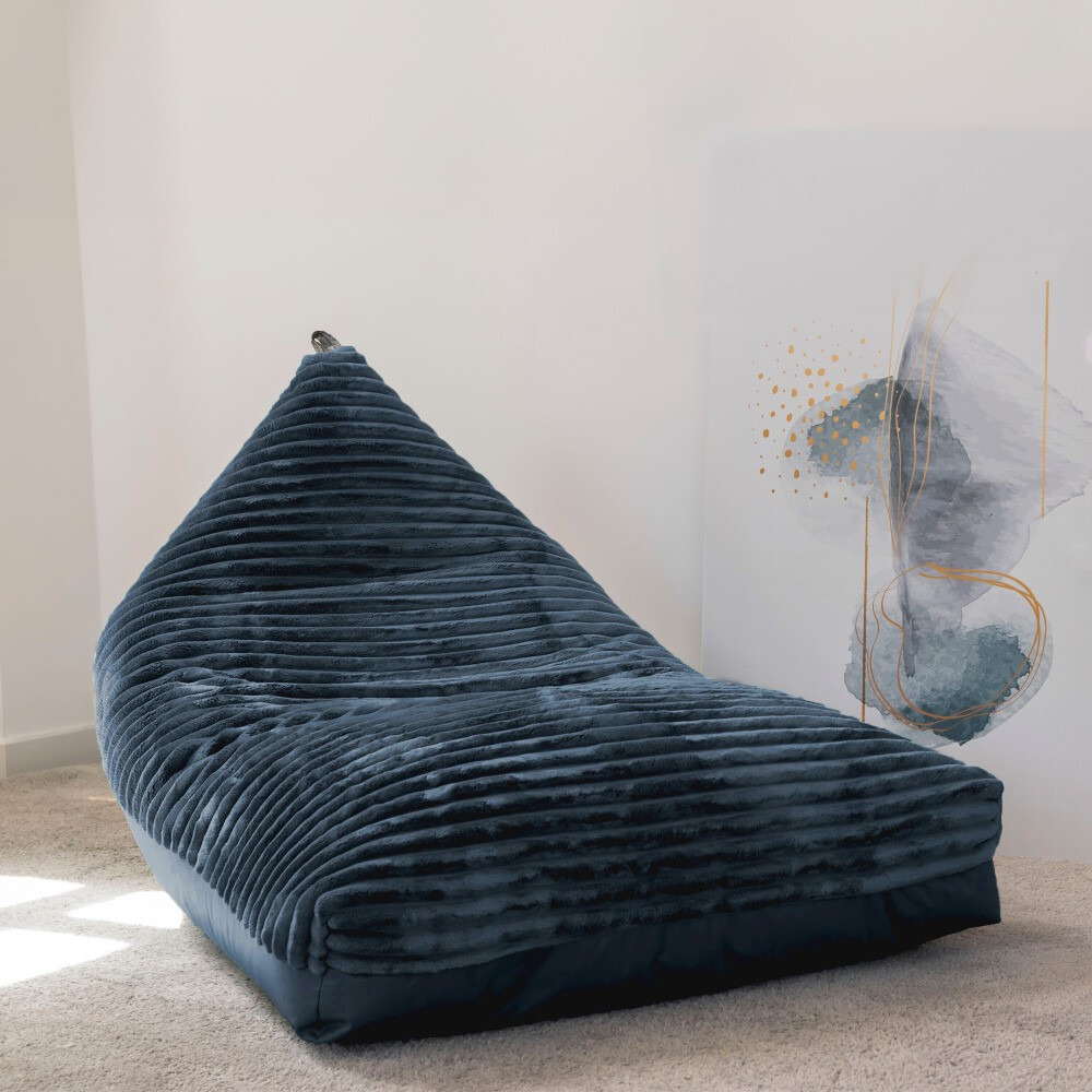 Pouf A Piramide Soft Blu (2)