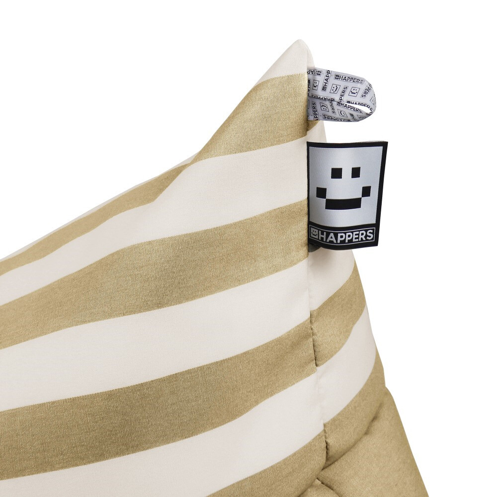 Pouf Piramide Toldotex Beige impermeabile per uso interno o esterno (4)