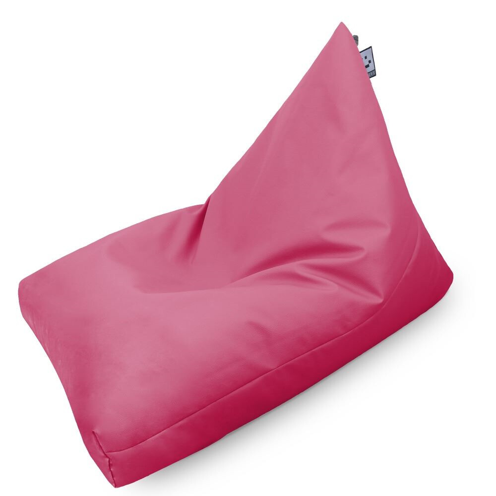 Puff Pirámide Polipiel  Fucsia (1)