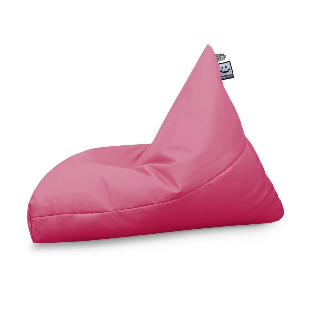 Puff Pirámide Polipiel  Fucsia (3)