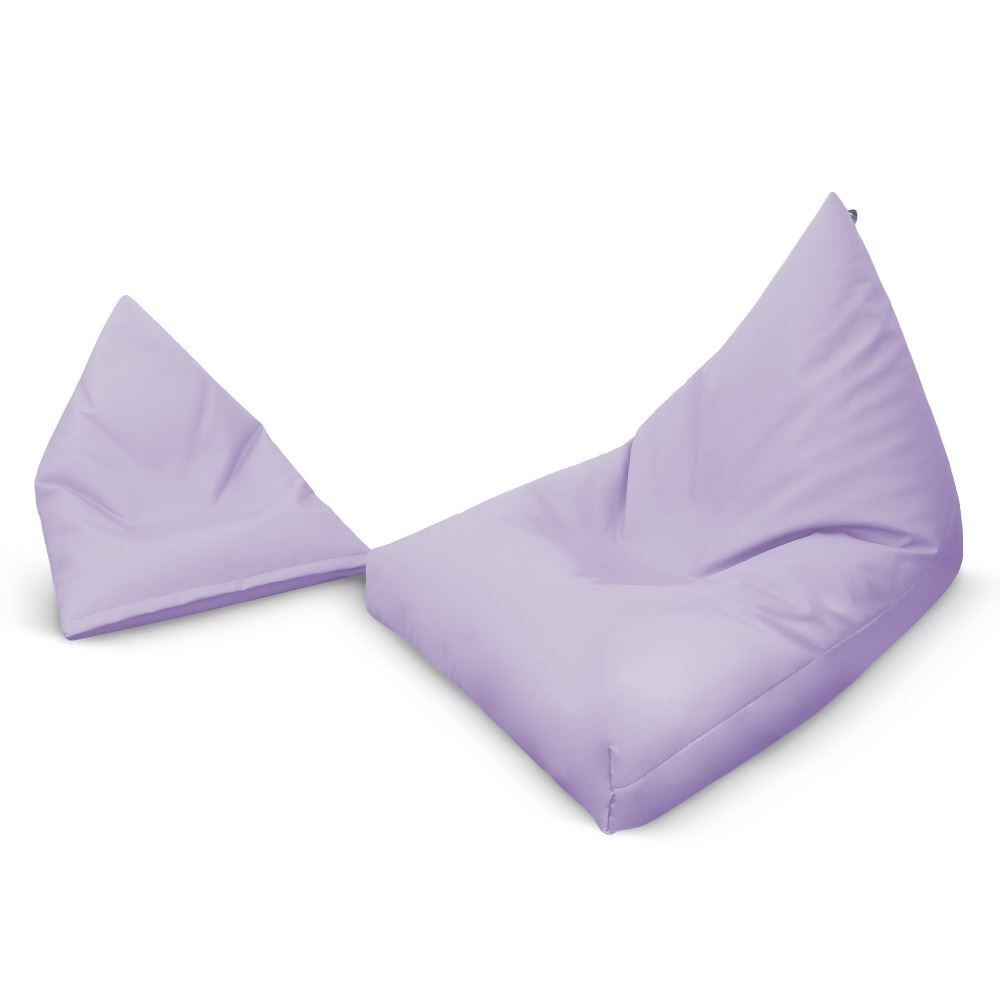 Puff Pirámide Polipiel  Lavanda (5)