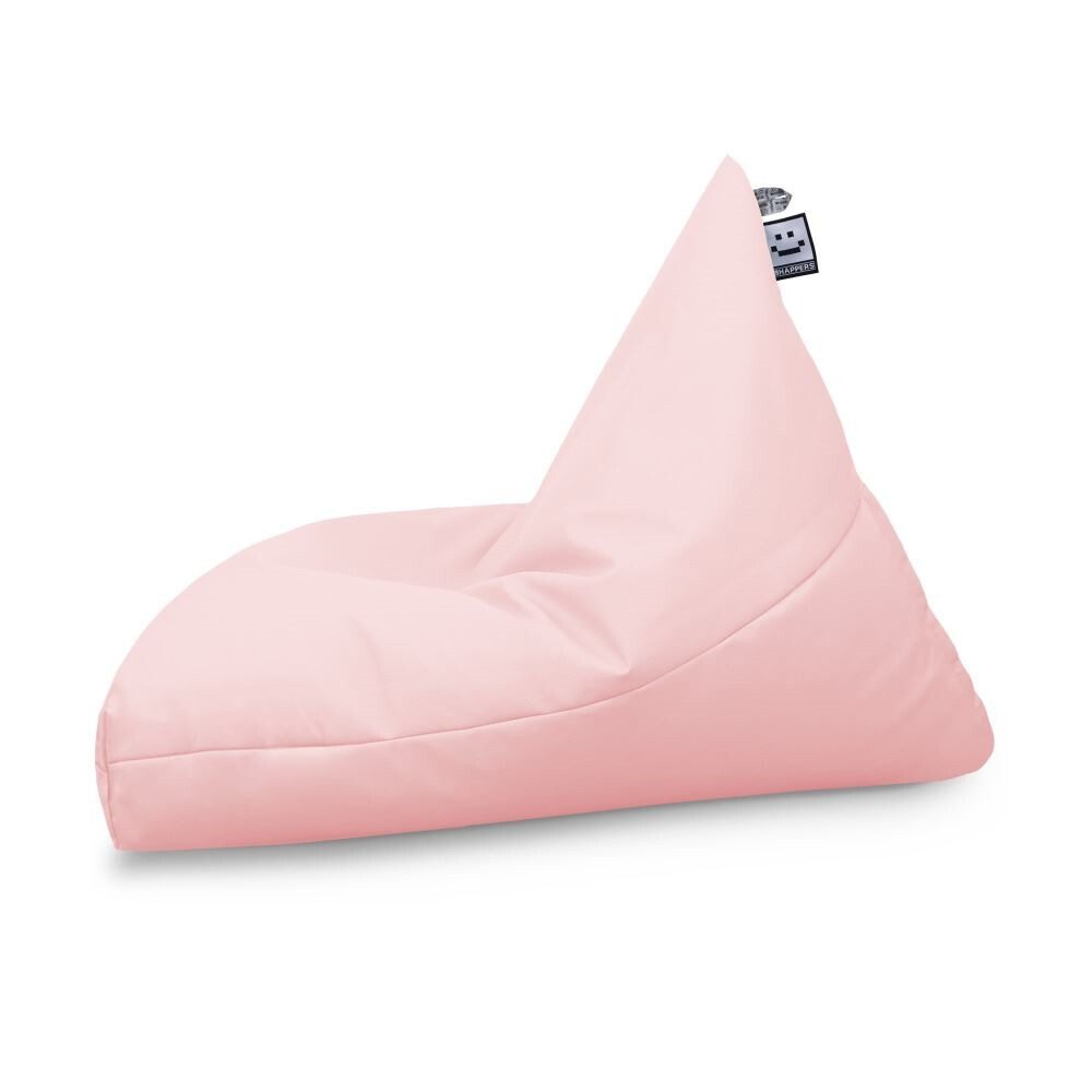 Puff Pirámide Polipiel Rosa (3)