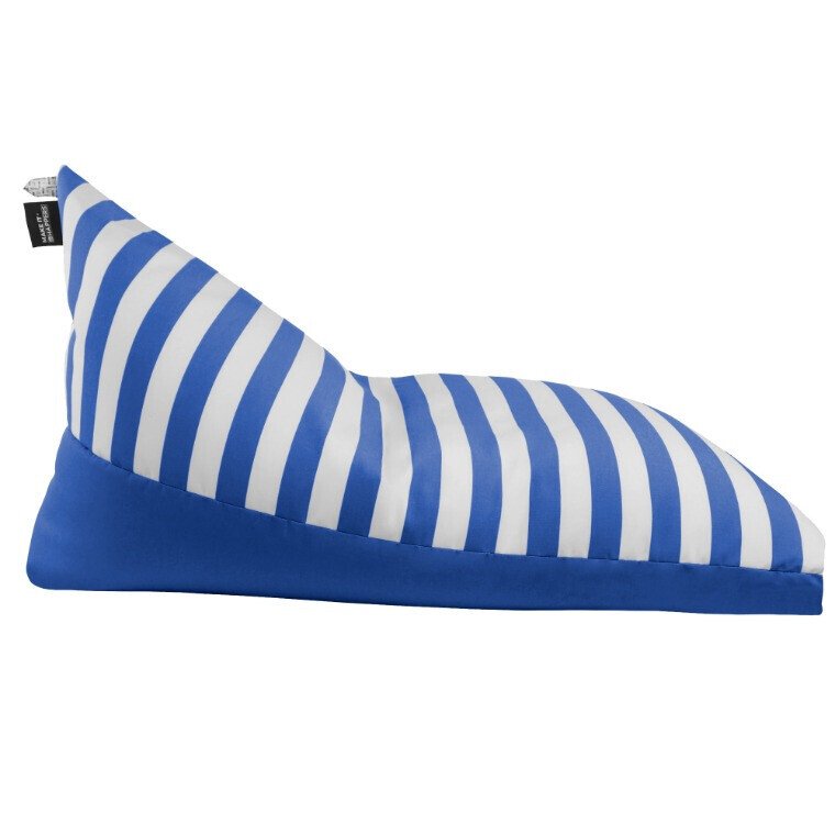 Pouf Piramide Toldotex Blu impermeabile per uso interno o esterno (1)