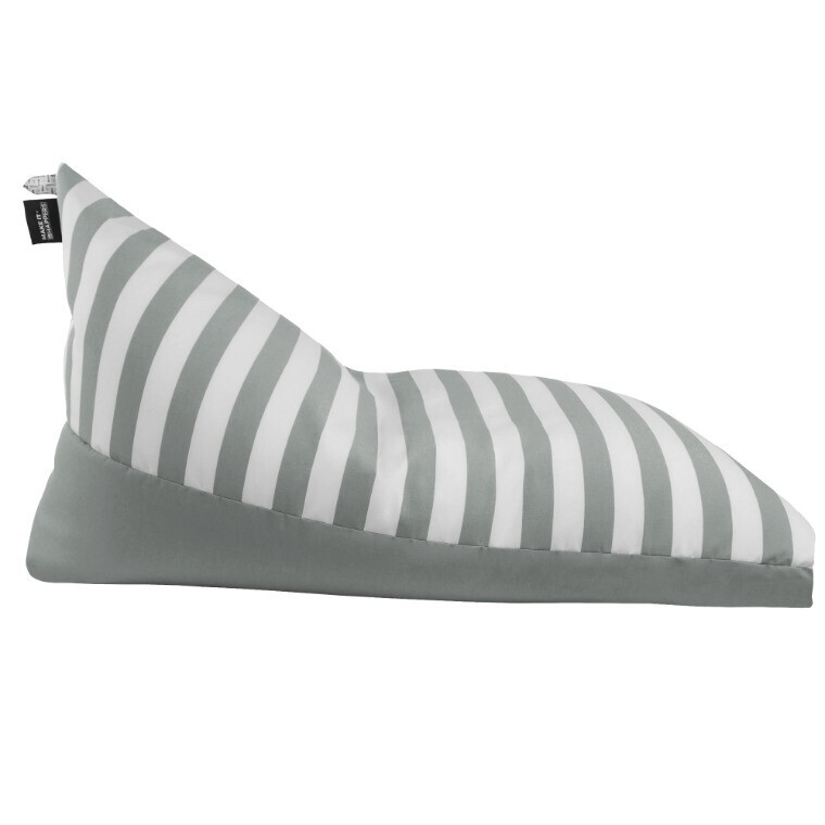 Pouf Piramide Toldotex Grigio impermeabile per uso interno o esterno (1)
