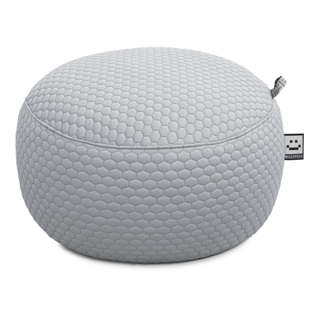 Puff Redondo Contract TRC Gris Claro ()