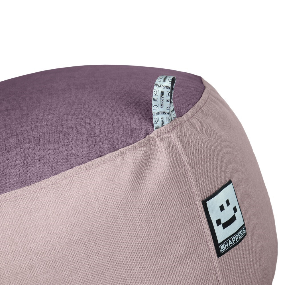 Puff Redondo Tex Morado (2)