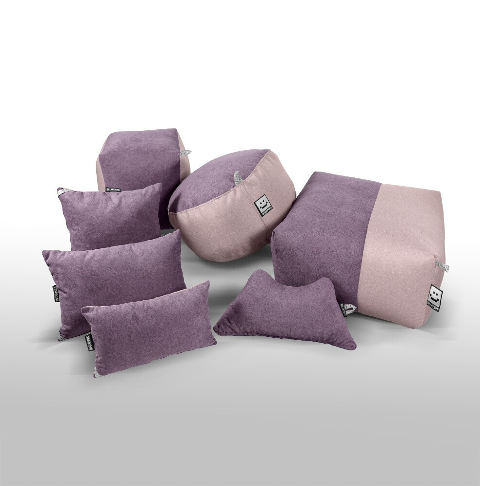 Puff Redondo Tex Morado (4)