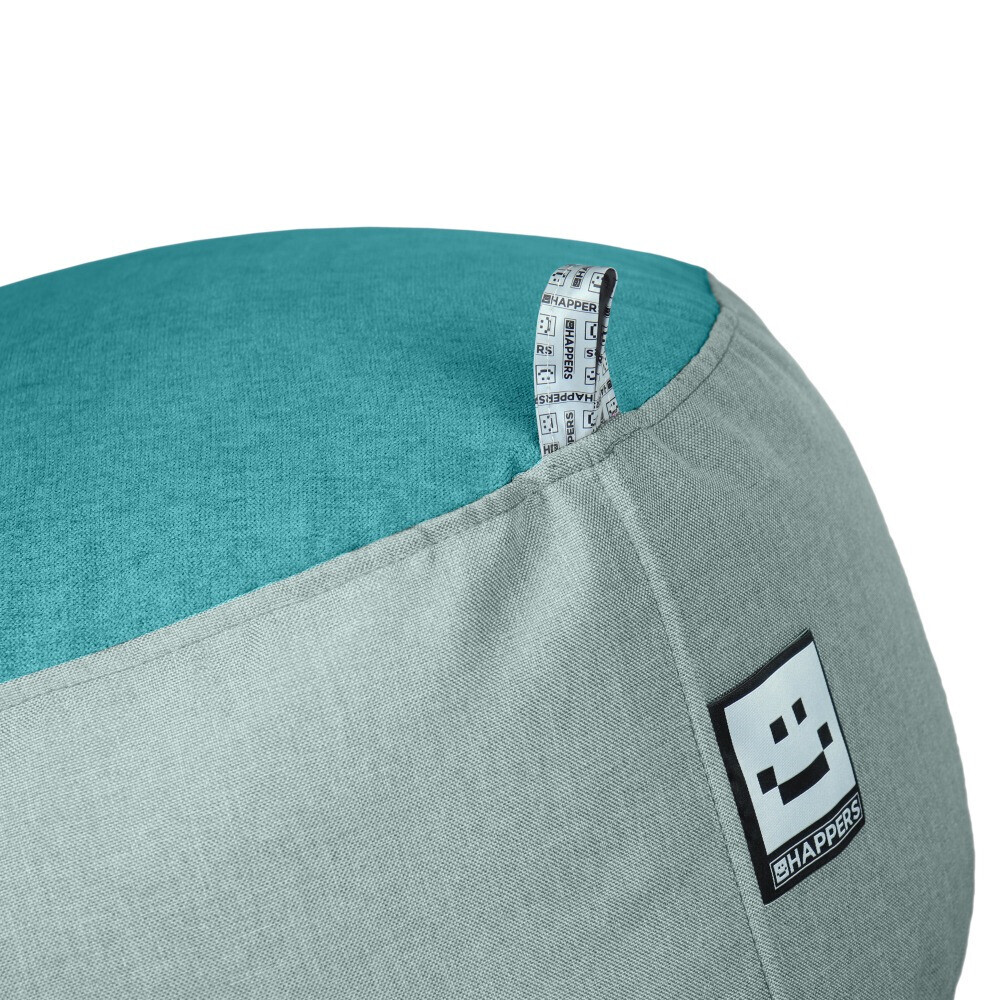 Puff Redondo Tex Turquesa (2)