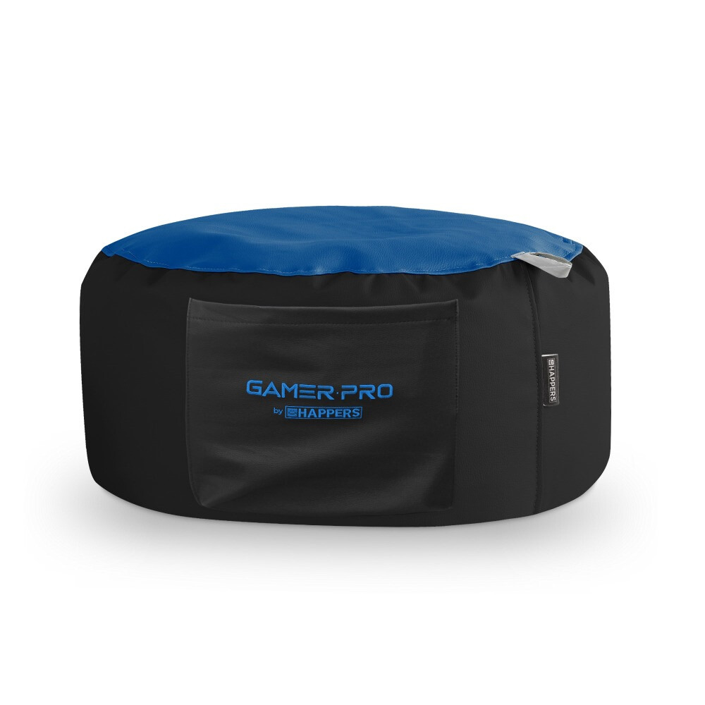Pouf Rotondo Gamer Blu ()