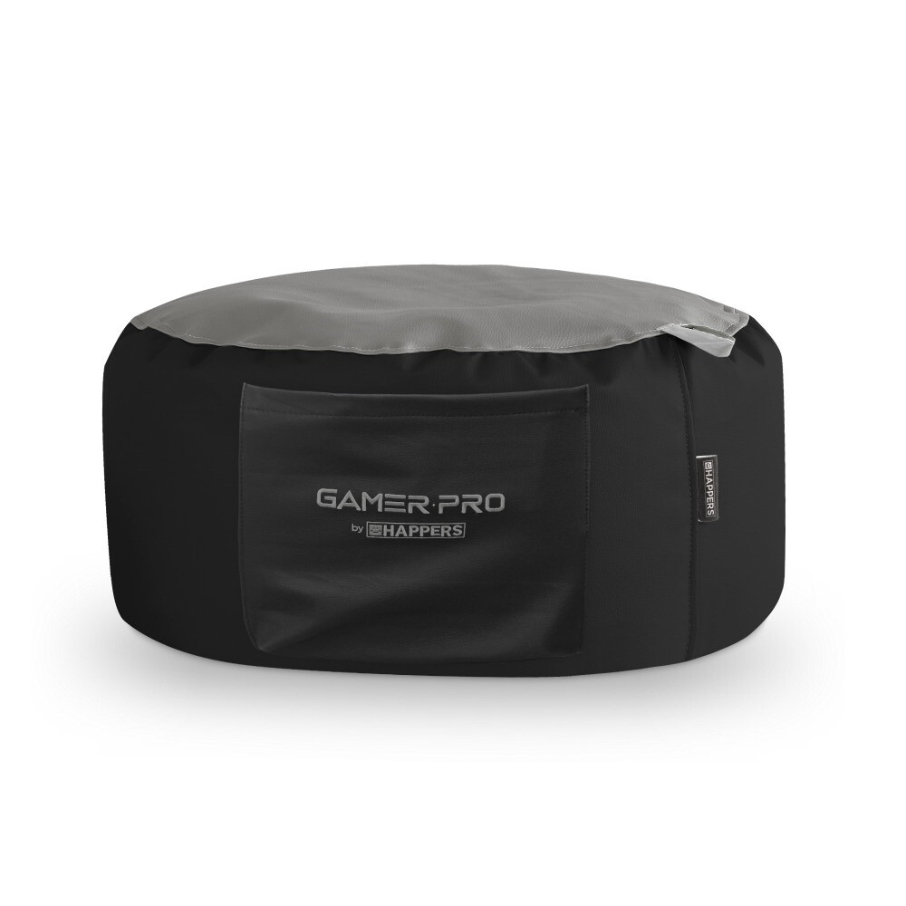 Pouf Rotondo Gamer Grigio ()