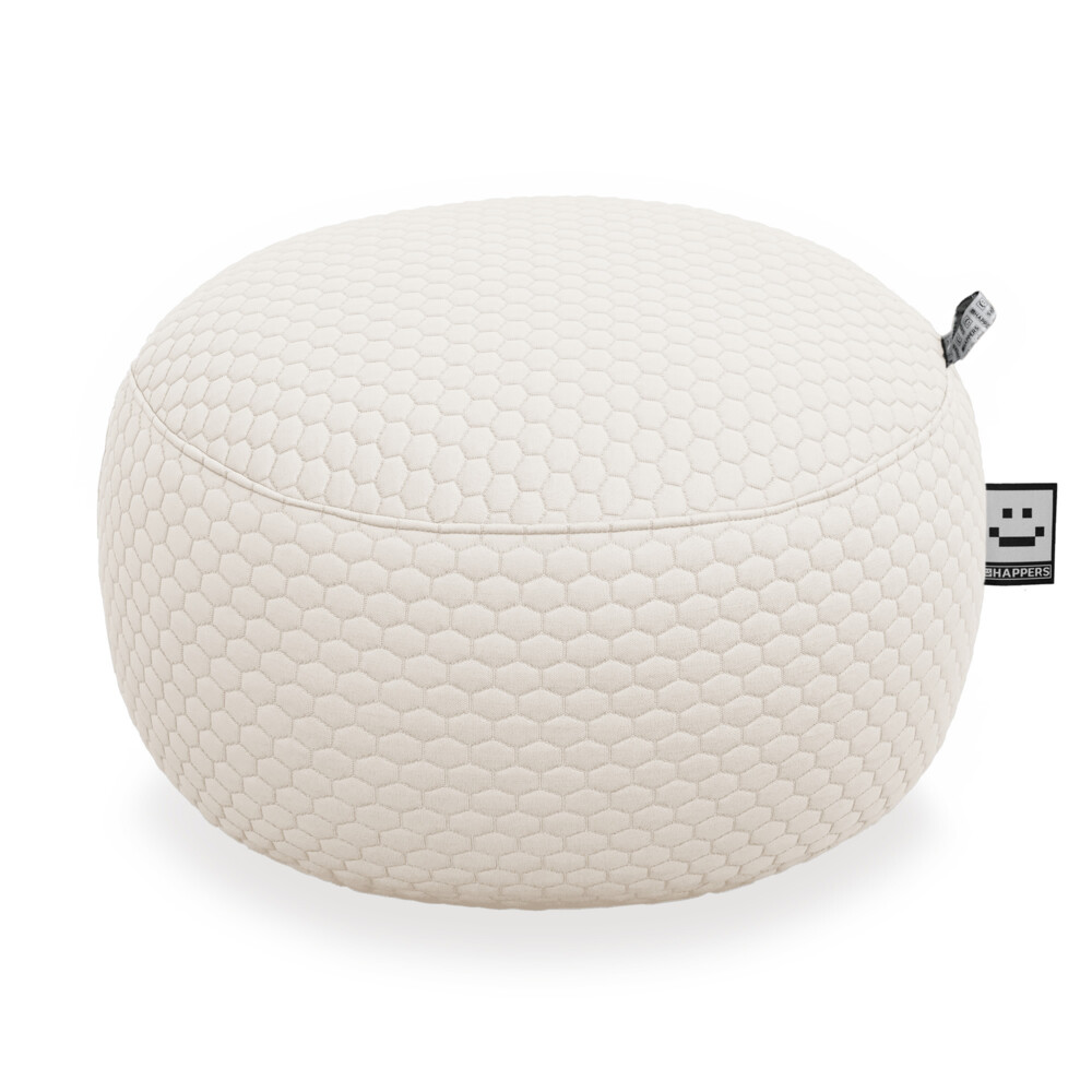 Puff Redondo Morgan Blanco ()