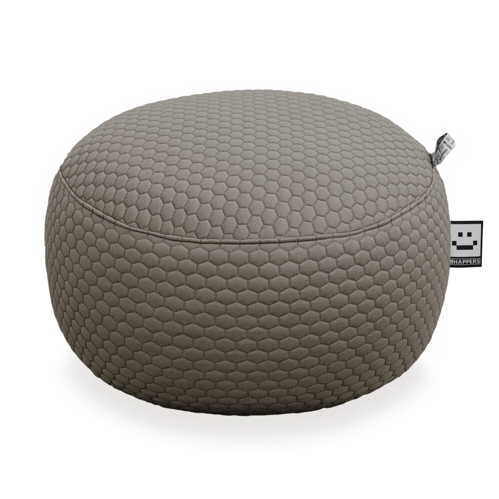 Puff Redondo Morgan Gris ()