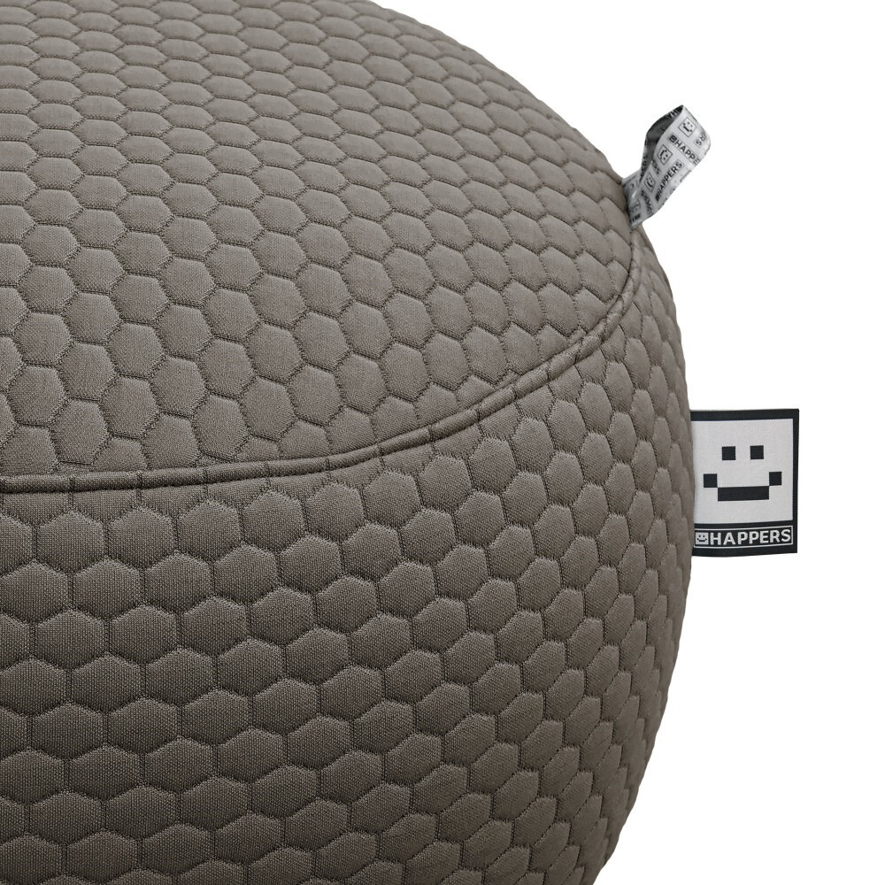 Puff Redondo Morgan Gris (6)