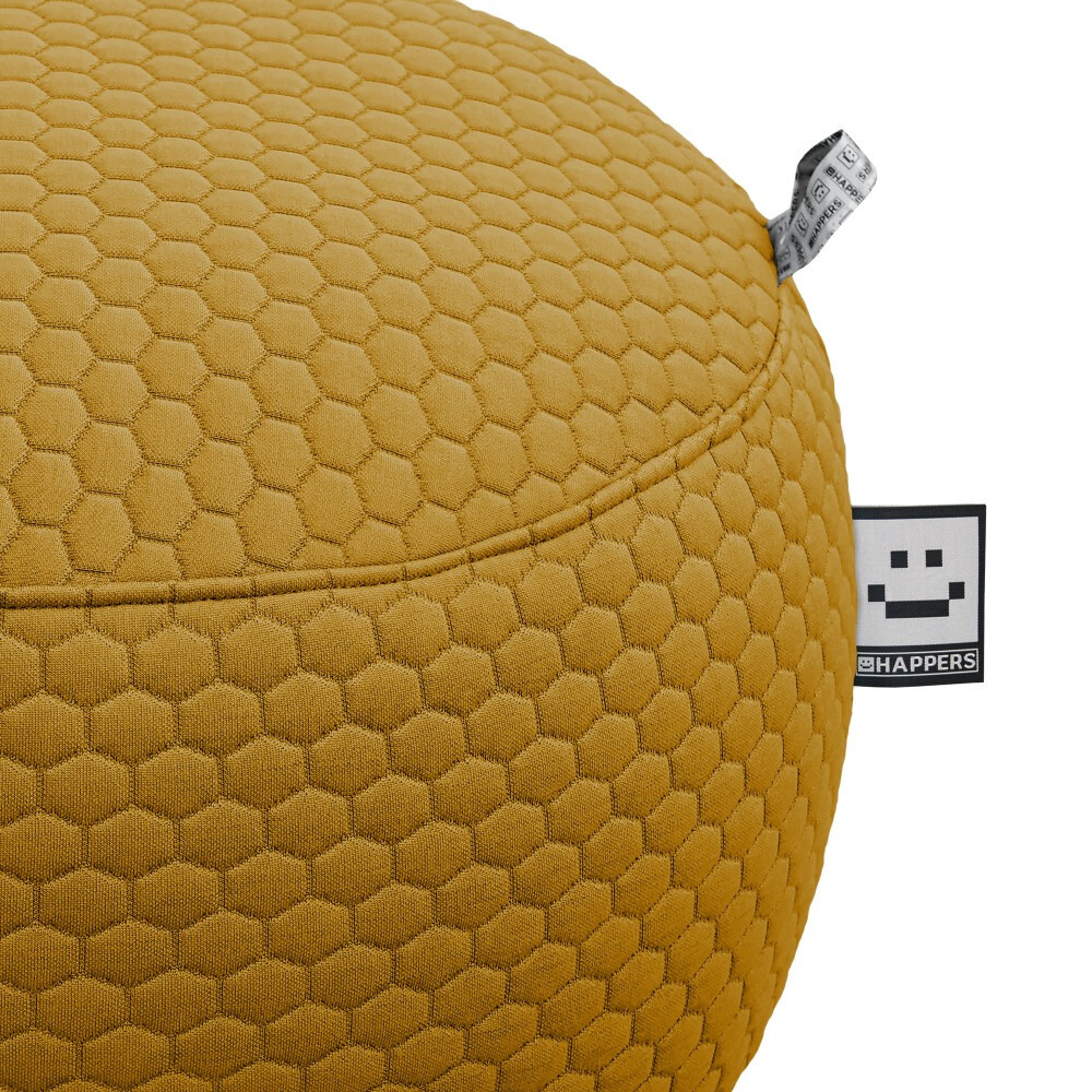 Puff Redondo Morgan Ocre (6)