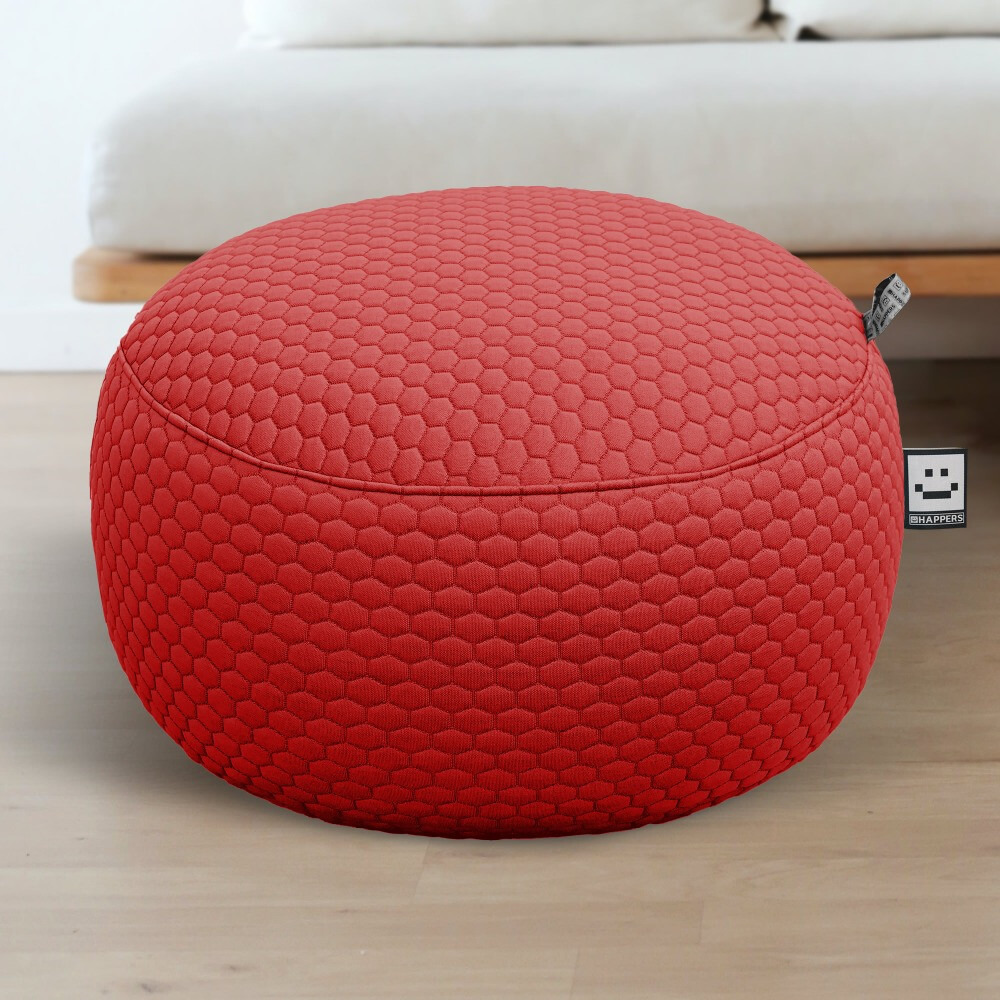 Puff Redondo Morgan Rojo (5)
