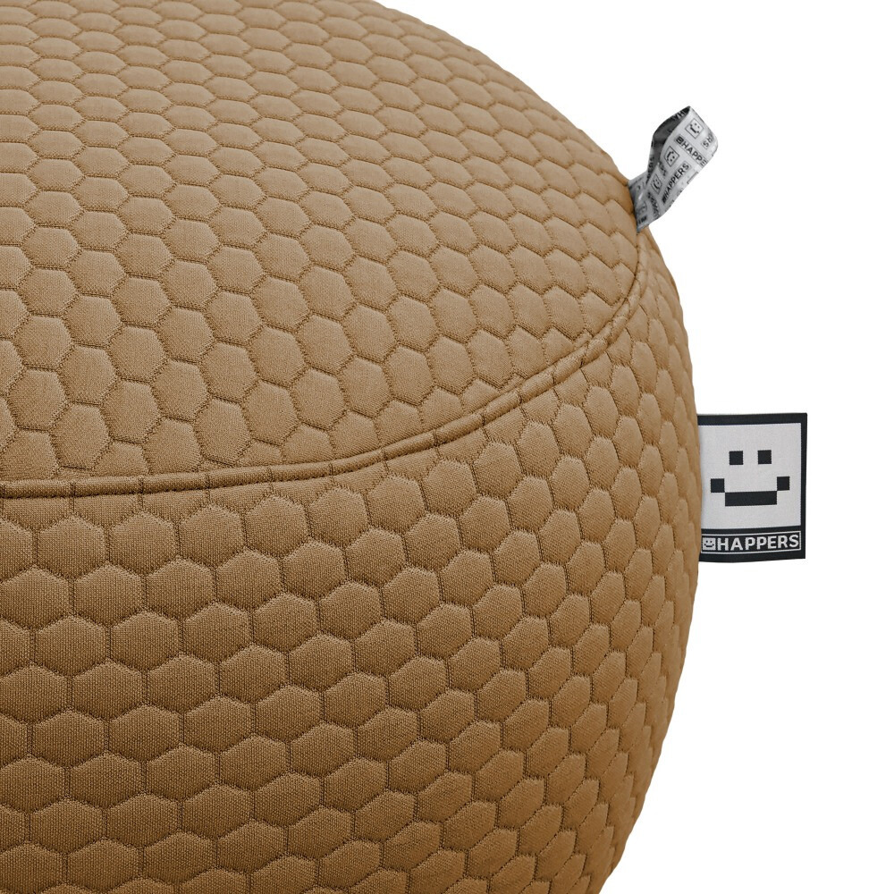 Puff Redondo Morgan Taupe (6)