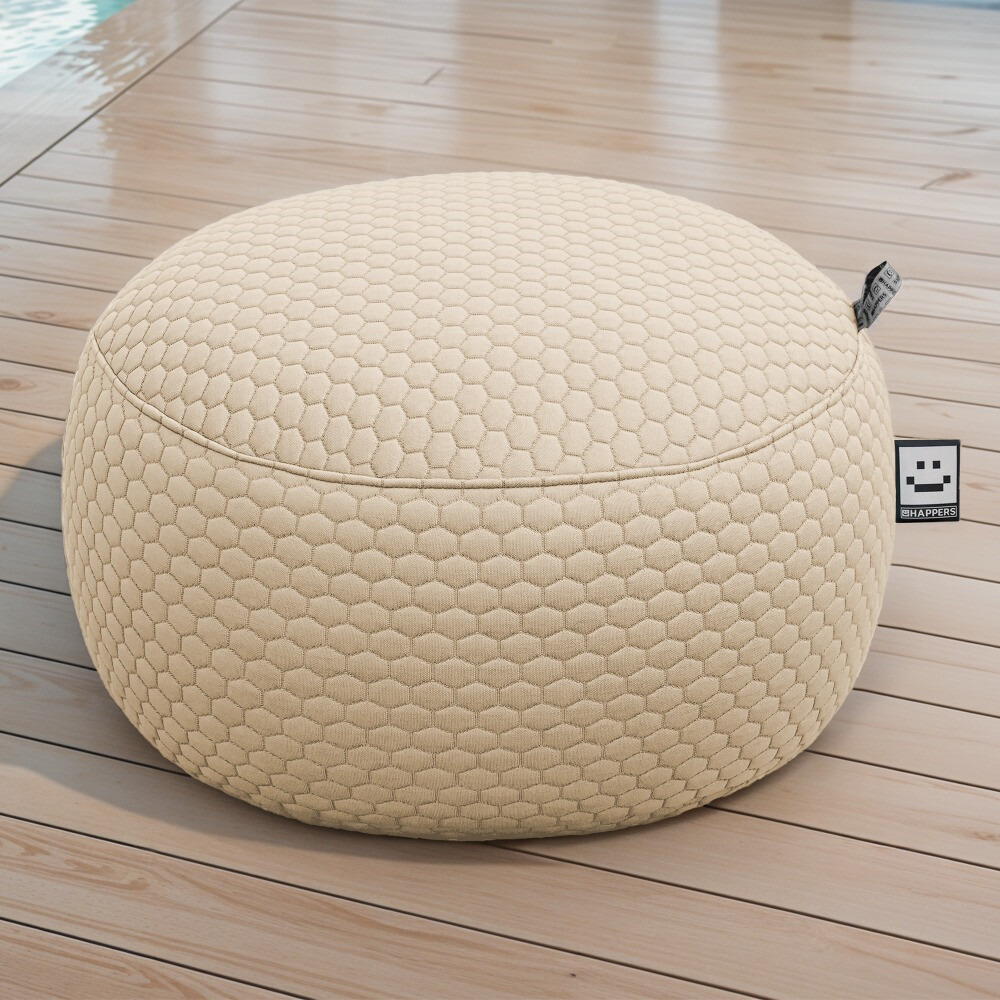 Pouf Rotondo Nita Beige (2)