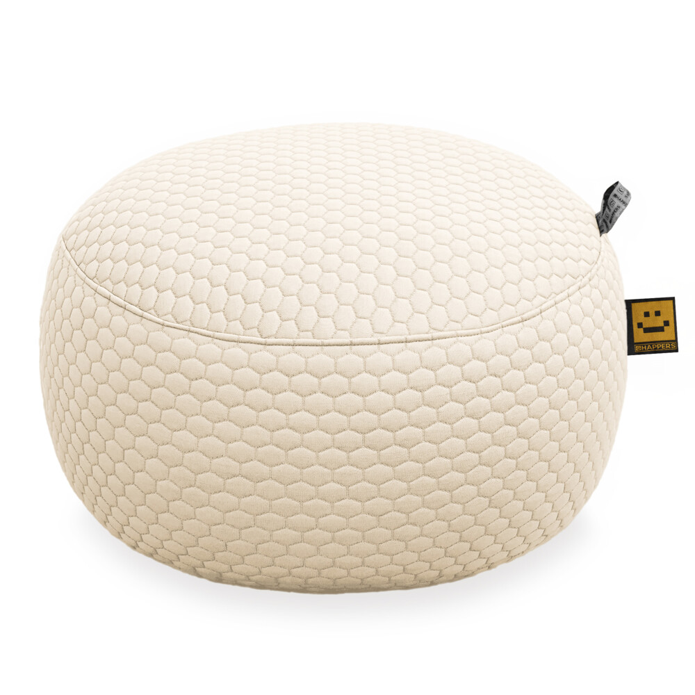 Pouf Rotondo Nita Ecrù ()