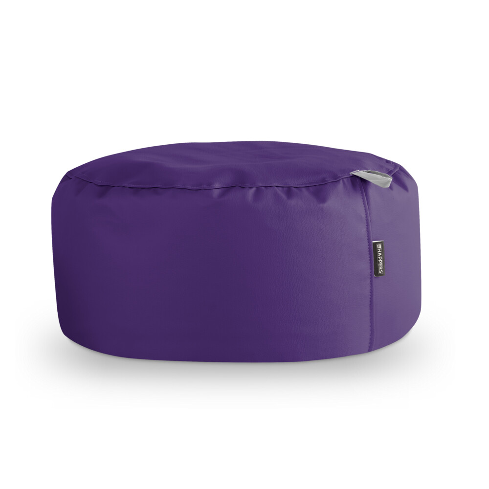 Puff Redondo Polipiel Indoor Lila ()